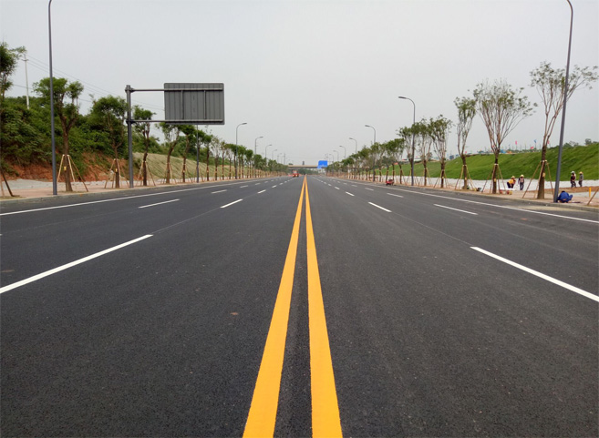 成都道路標線涂料成功案例